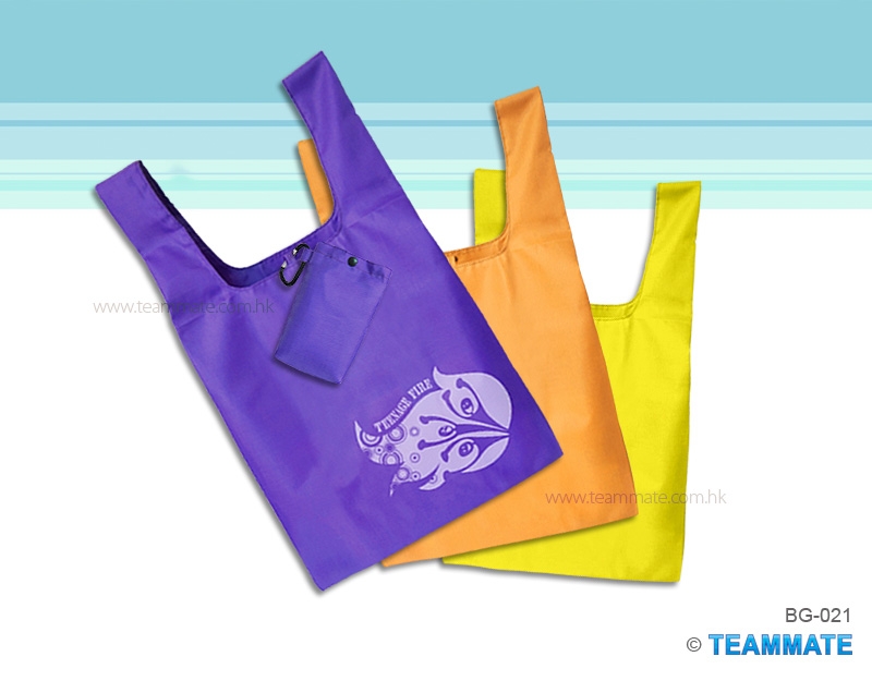 背心環保袋 Folding Bag with Pocket