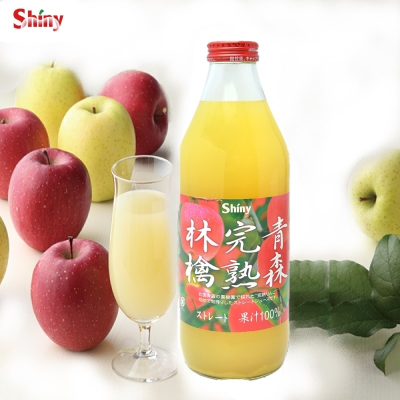 青森完熟林檎蘋果汁  SHINY Aomori Kamjyuku Apple Juice 
