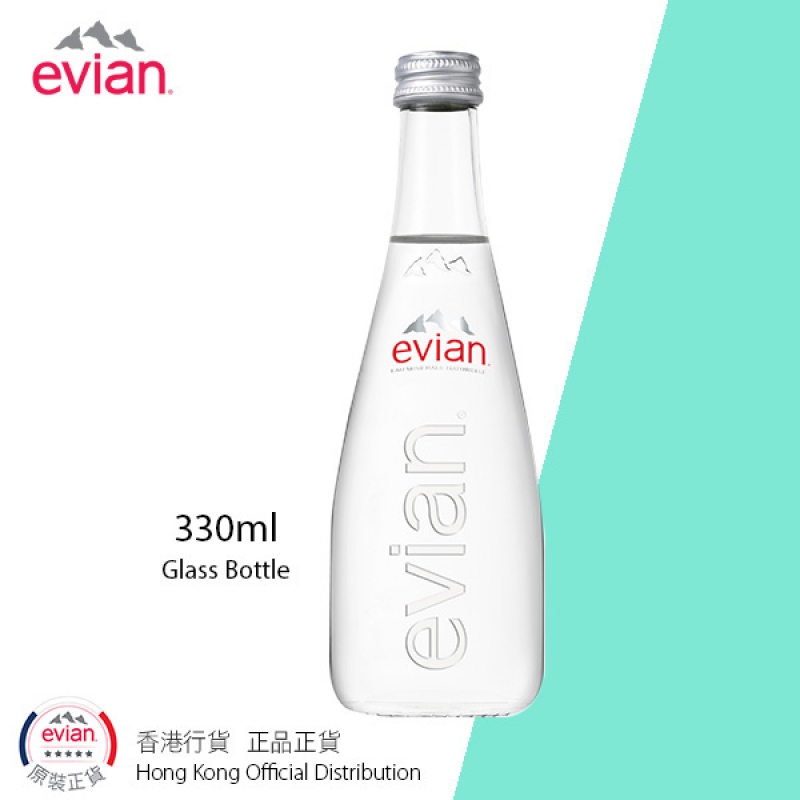 BV-190 法國依雲天然礦泉水330毫升-玻璃樽裝