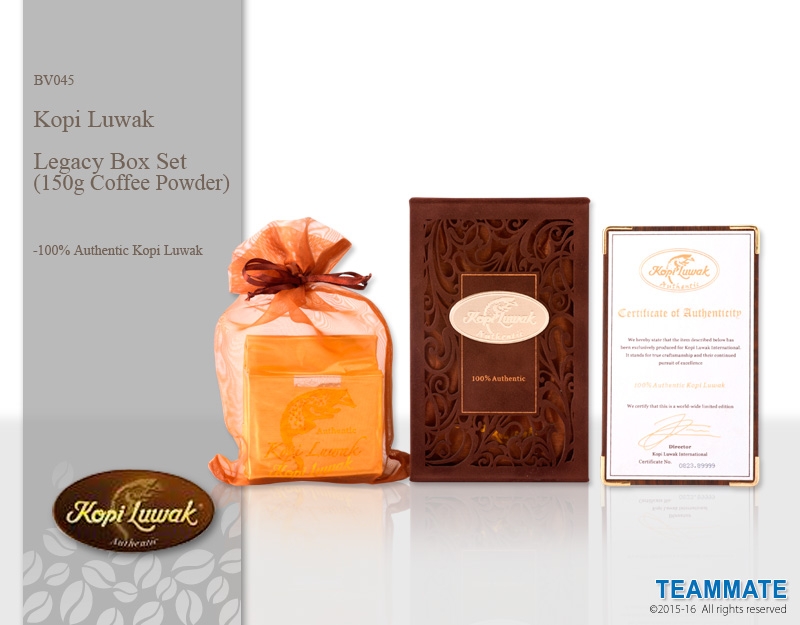 Kopi Luwak-經典咖啡粉禮盒(150克) Kopi Luwak-Legacy Box Set (150g Coffee Powder)