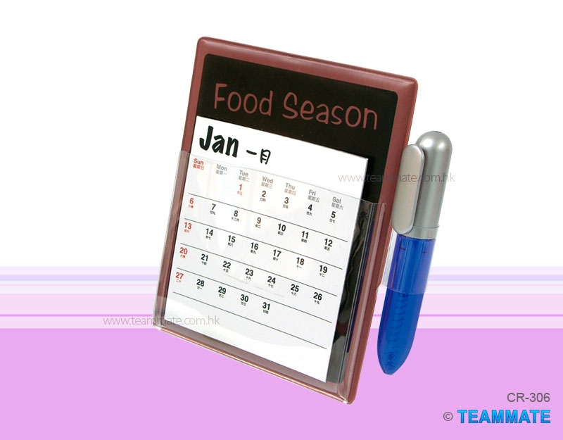 輕巧特色月曆  Mini Calendar with Pen