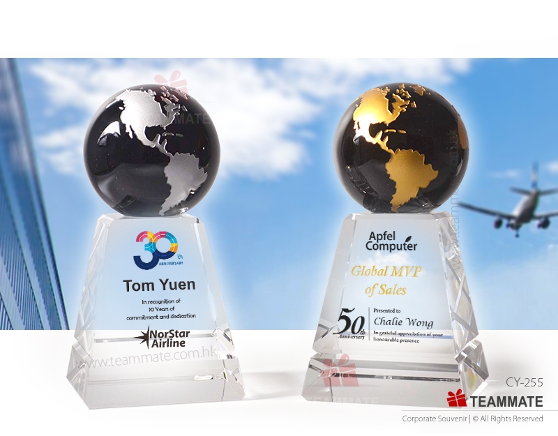 獨特水晶獎座  Crystal Trophy 