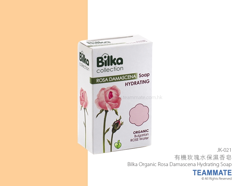 JK-021 有機玫瑰水保濕香皂