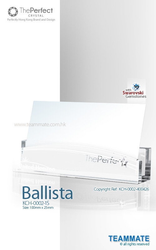  The Perfect - Crystal Card Holder ( Ballista )