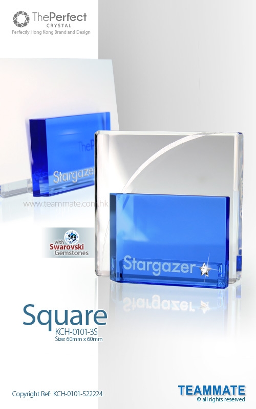  The Perfect - Crystal Card Holder ( Square )
