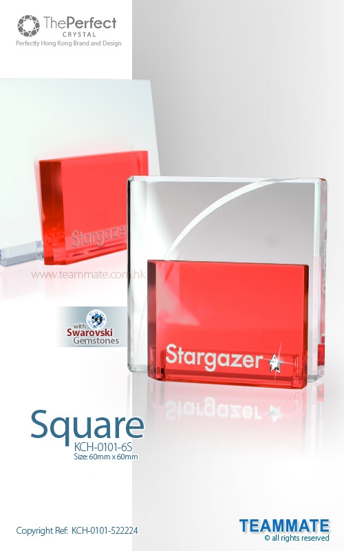  The Perfect - Crystal Card Holder ( Square )