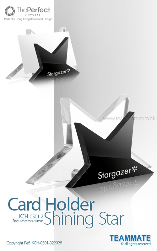  The Perfect - Crystal Card Holder ( Shining Star )
