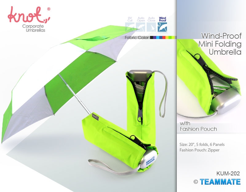 小巧防風摺合雨傘  Knot - Wind-Proof Mini Folding Umbrella 