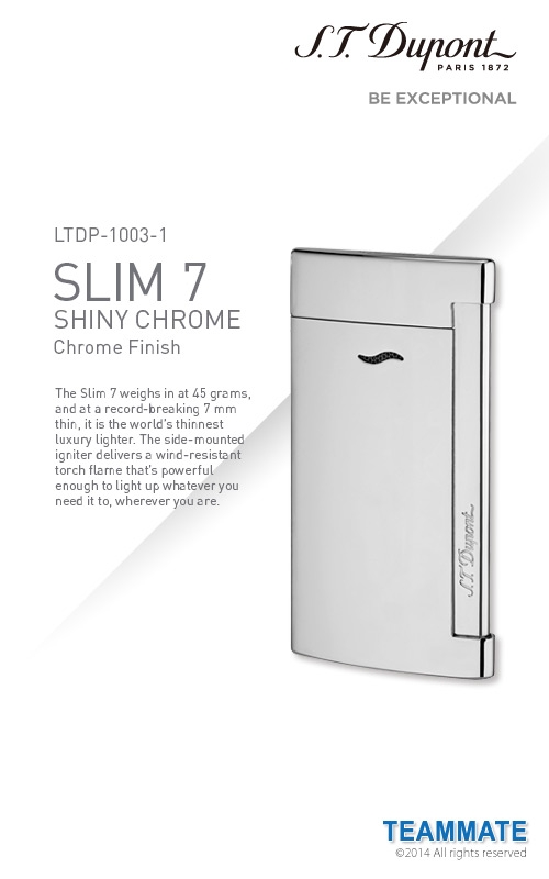 LTDP-1003-1 都彭Slim 7系列火機