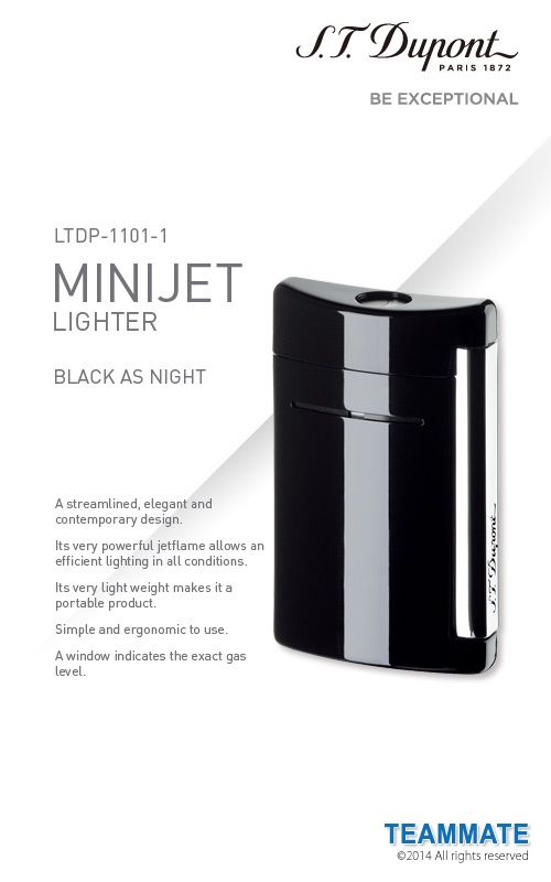 LTDP-1101-1 都彭MINIJET系列火機