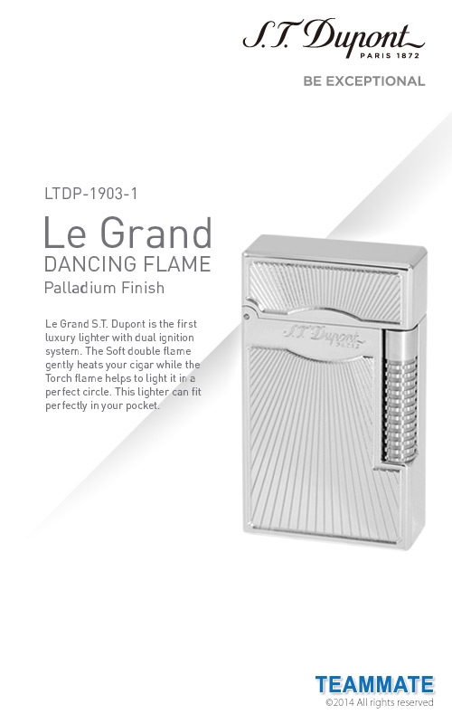 LTDP-1903-1 法國都彭LeGrand系列 跳火打火機