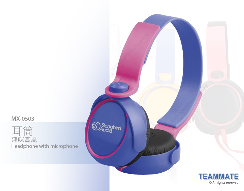 耳筒連咪高風 Headphone with Microphone