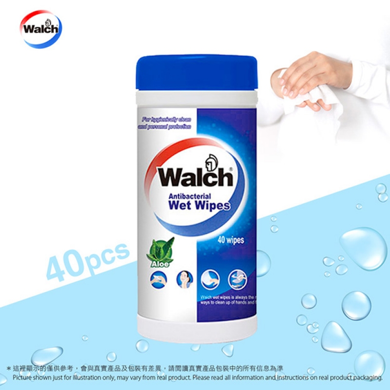 PC-019 威露士多用途消毒濕紙巾(蘆薈) 40片