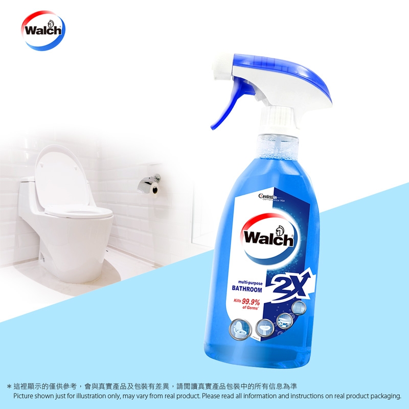 威露士 消毒浴室廁板 殺菌噴霧 Walch Bathroom Cleaner, Kill 99% of Germs