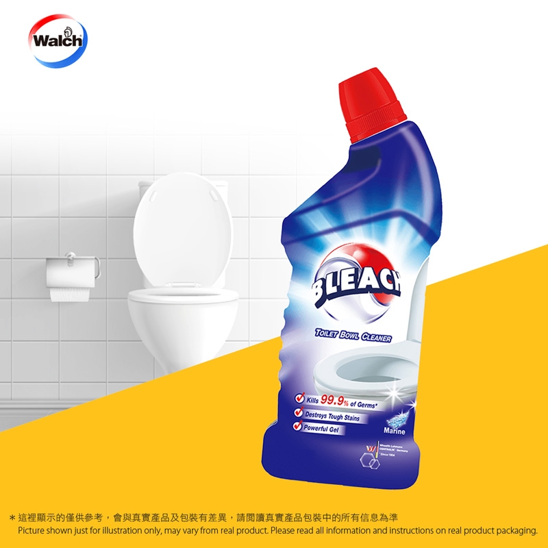 Walch 必是寶 消毒潔廁劑(海洋 ) Bleach Toilet Bowl Cleaner (Marine)