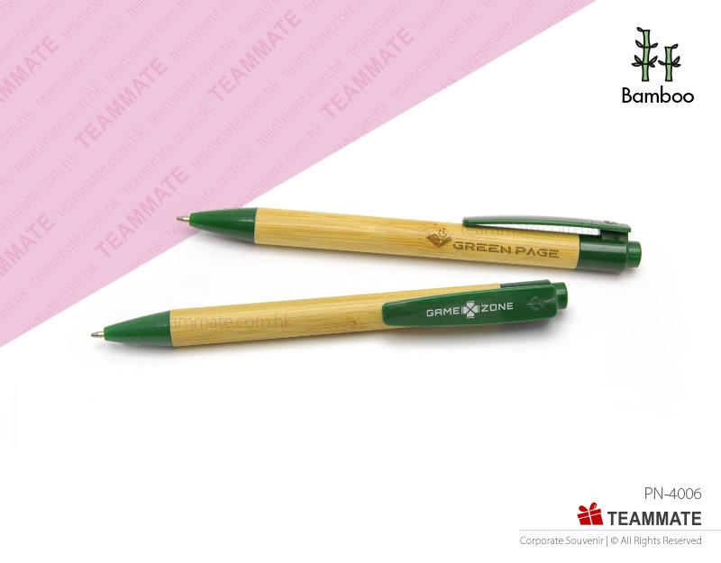 竹製環保原子筆 ｜環保筆訂造｜客製化原子筆｜環保廣告禮品 Bamboo ECO Pen 