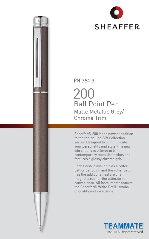  Sheaffer - [200] Ballpoint Pen