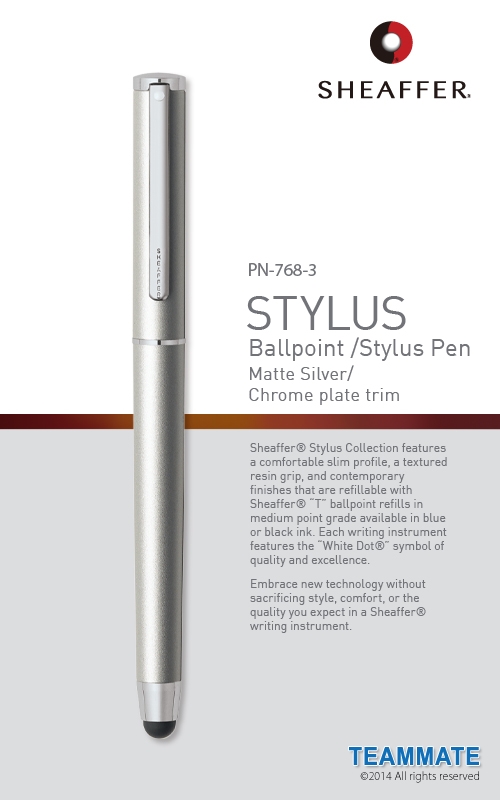  Sheaffer-[Stylus Collection] Ballpoint/Stylus Pen