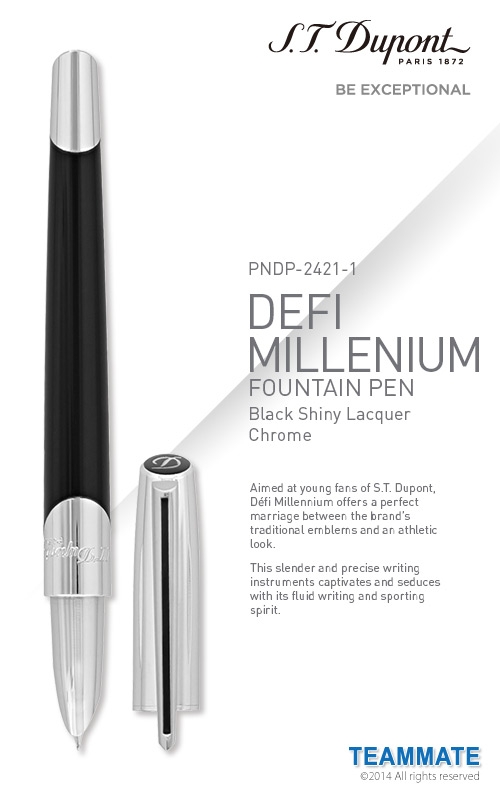 PNDP-2421-1 都彭DEFI MILLENIUM系列墨水筆