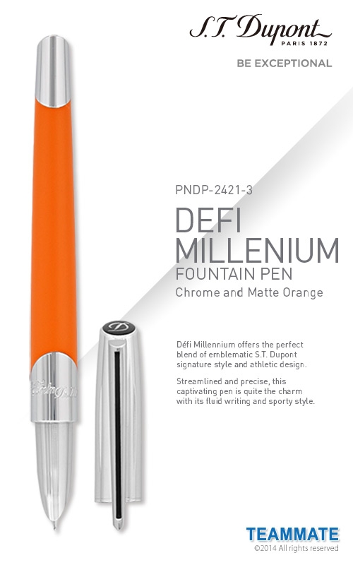 PNDP-2421-3 都彭DEFI MILLENIUM系列墨水筆