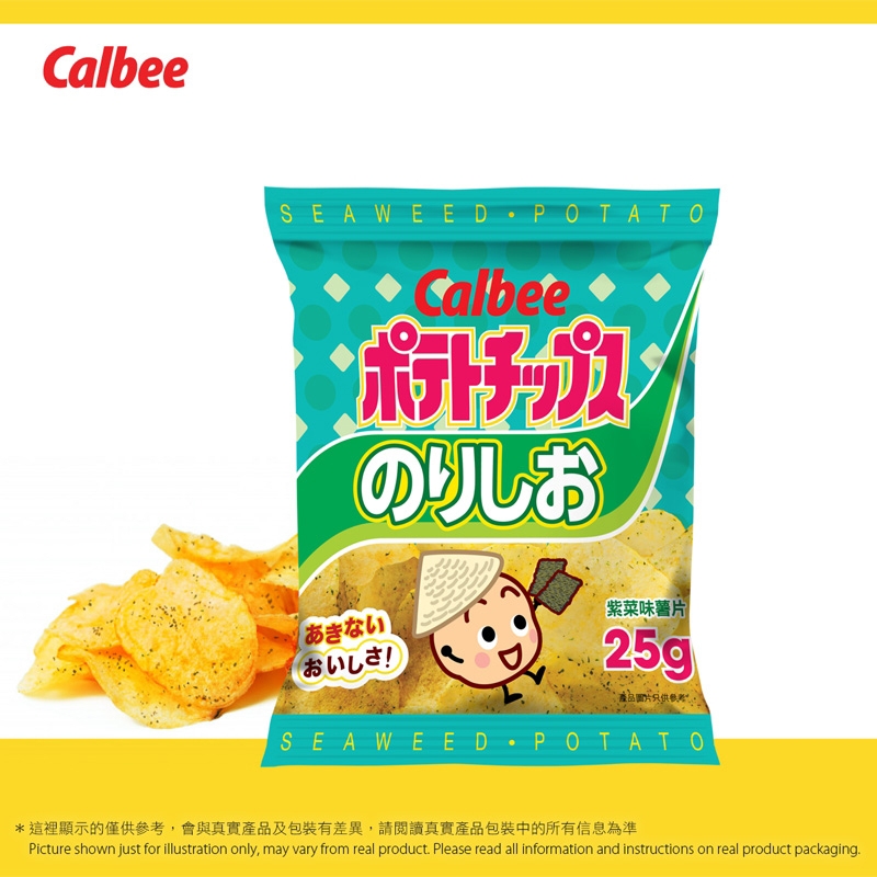 卡樂B 紫菜薯片  Calbee Seaweed Potatp Chips 
