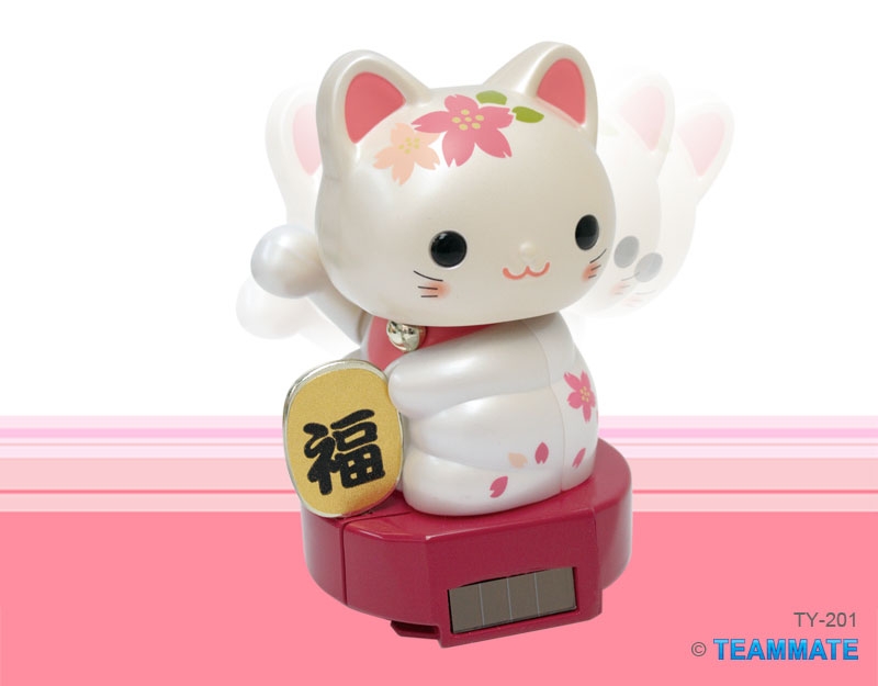 招財貓太陽能擺設  Lucky Cat Solar Mover