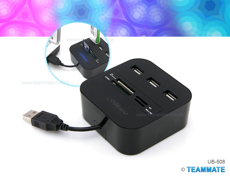 讀卡器連集線器 Card Reader & USB HUB 
