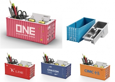 Customized Pencil Holder - Shipping Container  R1680