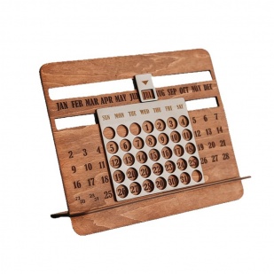 Wooden Perpetual Calendar 木製萬年曆  R1712
