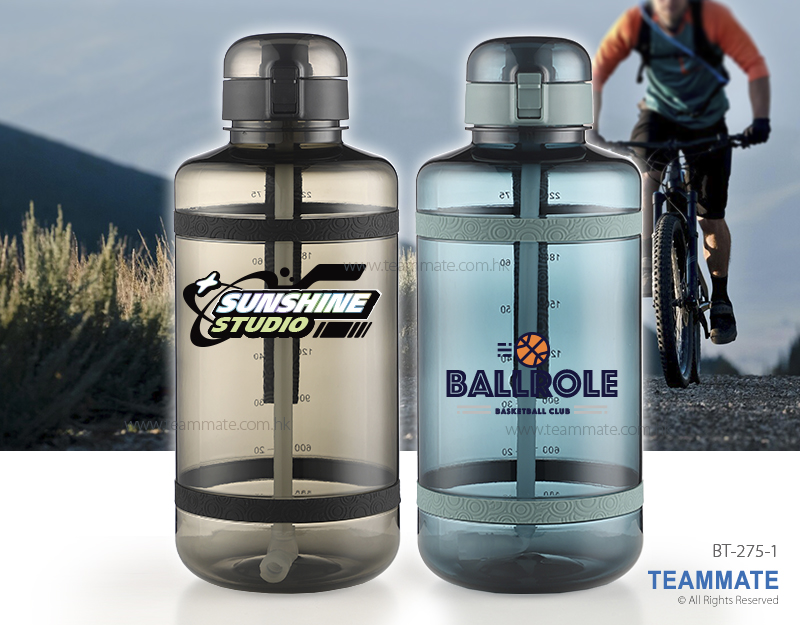 特大容量水樽｜吸管式大容量 Half Gallon Water Bottle — 夏日企業消暑禮品訂製 Summer Corporate Gift Hong Kong