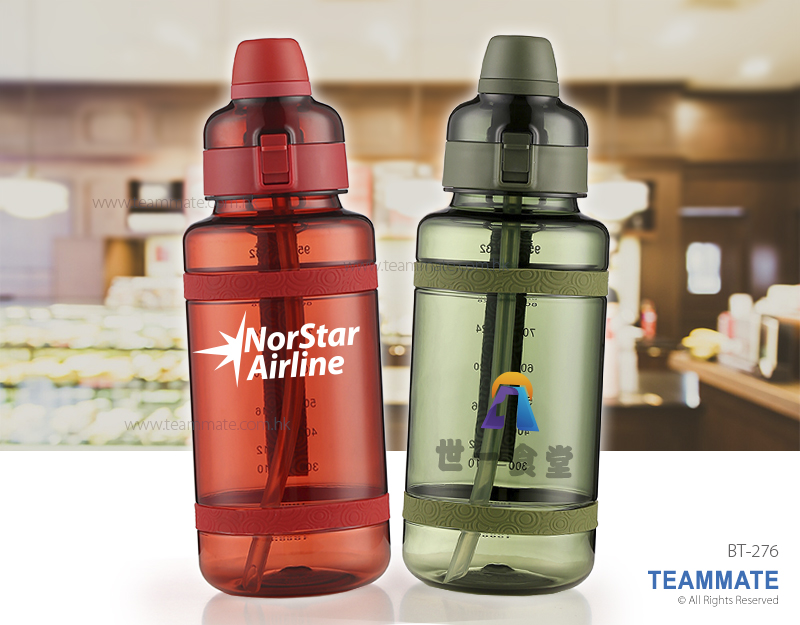 大容量水樽 Large Capacity Bottle with Straw — 夏日企業消暑禮品訂製 Summer Corporate Gift Hong Kong