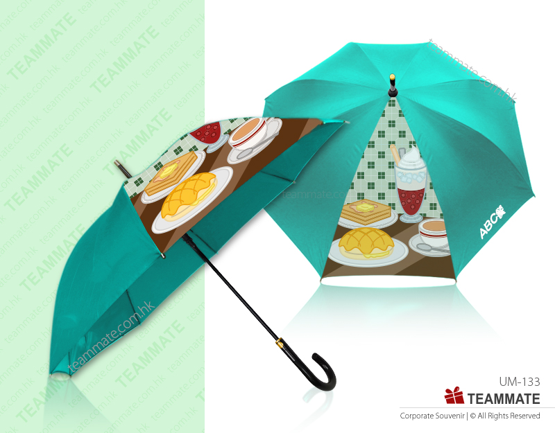 自動直雨遮/直骨自動傘 Auto Open Straight Umbrella — 夏日企業消暑禮品訂製 Summer Corporate Gift Hong Kong