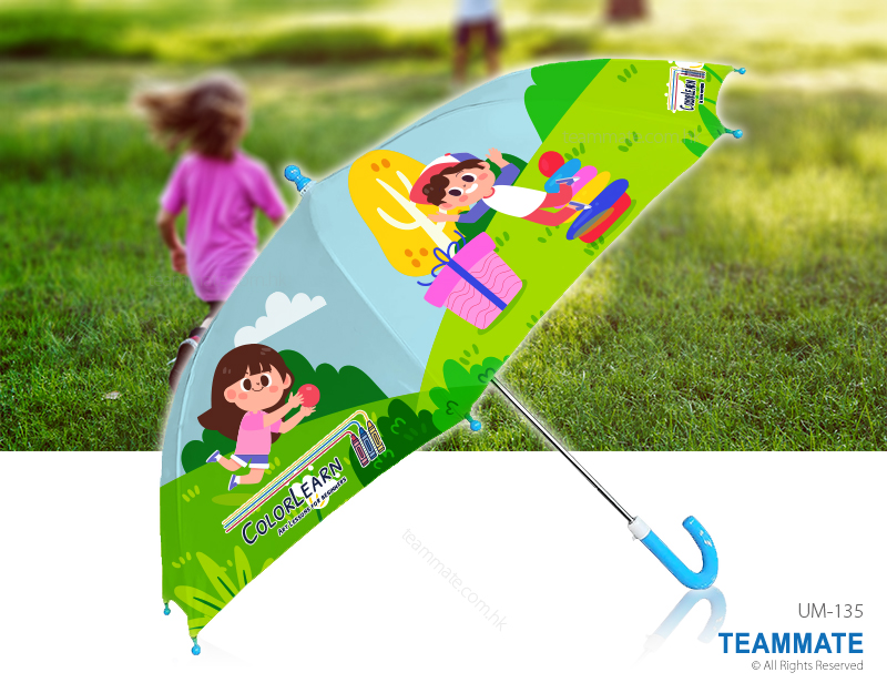 小童直雨傘｜童傘訂造 Kids Straight Umbrella — 夏日企業消暑禮品訂製 Summer Corporate Gift Hong Kong