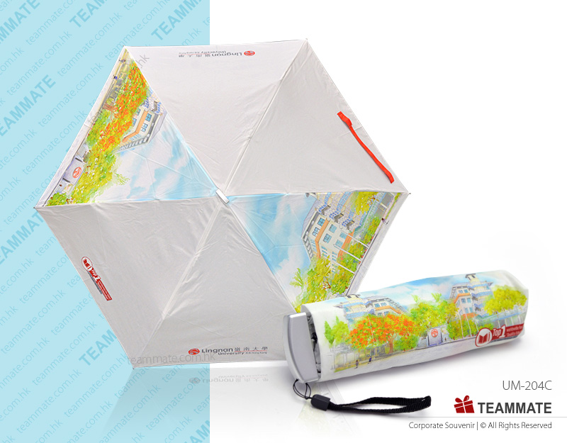 彩印小巧摺合雨傘｜廣告雨傘 Digital Printing Mini Umbrella — 夏日企業消暑禮品訂製 Summer Corporate Gift Hong Kong