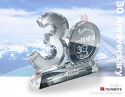 30周年紀念水晶奬座  30th Anni. Crystal Trophy 
