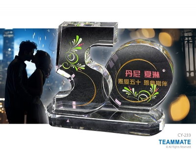 50周年紀念水晶奬座  50th Anni. Crystal Trophy 
