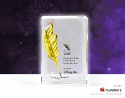 水晶獎座 ｜訂製水晶獎座｜紀念水晶座 Crystal Trophy 
