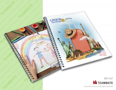 鐵圈筆記簿 ｜筆記簿訂製｜校園禮品｜文具禮品 Wire-O Notebook 