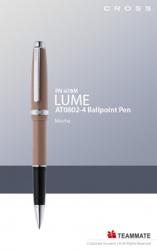   CROSS - LUME AT0802-4 Mocha Ballpoint Pen 
