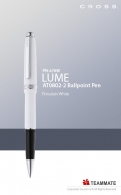   CROSS - LUME AT0802-2 White Ballpoint Pen 