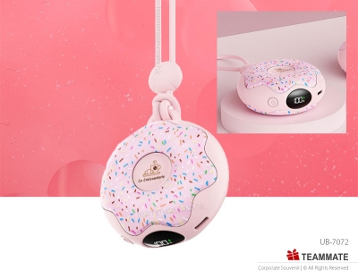 冬甩形暖手器連移動電源 ｜甜甜圈形暖手器｜聖誕禮品｜活動推廣禮品 Donut Power Bank with Handwarmer 