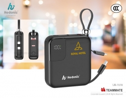 Hedonic流動充電池(10000mAh)(連嵌入式充電線) ｜移動電源｜便攜式充電寶 Hedonic 10000mAh (38.5Wh) PD 3.0 22.5W Lightning & USB-C Portable Battery 