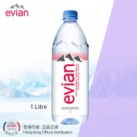 法國依雲天然礦泉水 ($255/箱)  Evian Natural Mineral Water 1Lx12 